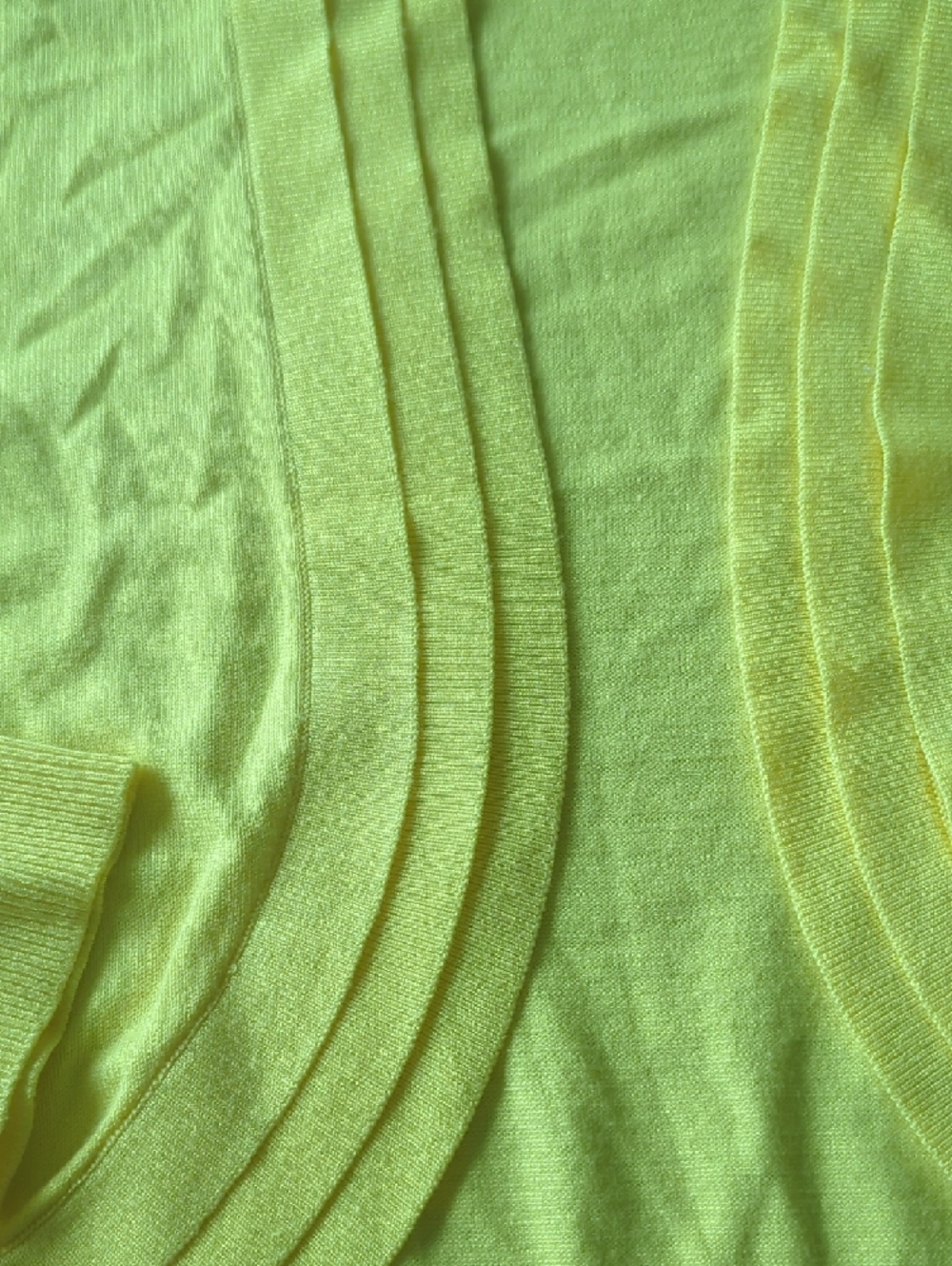 Ronni Nicole Bright Yellow Open-Front Cropped Cardigan - Picture 3 of 3